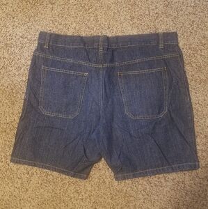 Ronley Denim Blue Women's Shorts XL